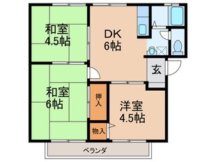 ハイツアルファの物件間取画像